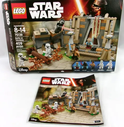 Lego Star Wars 2016 Battle on Takodana 75139 EMPTY BOX AND INSTRUCTIONS ONLY
