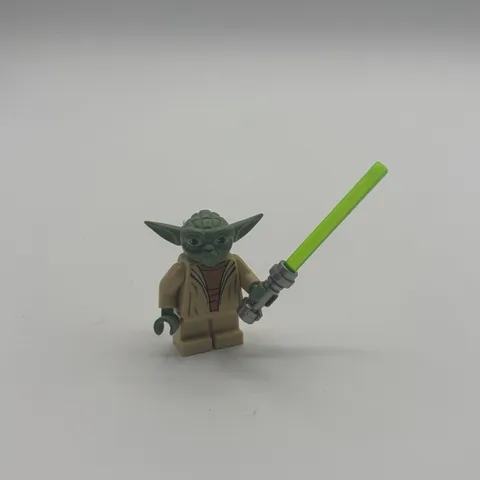 LEGO Star Wars Yoda Clone Wars White Hair Printed Back minifigure sw0446