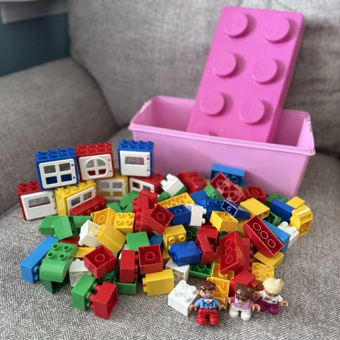 LEGO DUPLO Building Blocks Doors/Windows Lot Pieces of 117 Pieces 3.2 Lbs