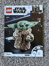 LEGO Star Wars 75318  Madalorian The Child Instruction Manual Only No Bricks