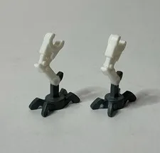 LEGO Star Wars General Grievous Minifigure LEGS Lot Of 2 White For sw0515 ~ READ