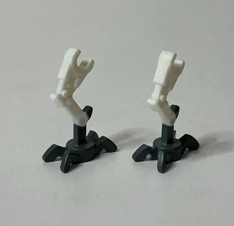 LEGO Star Wars General Grievous Minifigure LEGS Lot Of 2 White For sw0515 ~ READ