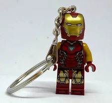 Lego Iron Man  Keychain minifigures & Present Box - 42 - Superhero