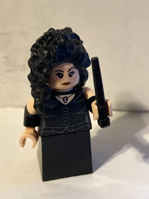 Lego Bellatrix Lestrange Minifigure with Wand Harry Potter 76415