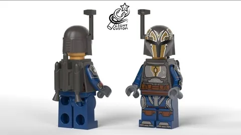 Lego Star Wars LC Light Customs The Noble Matriarch Ursa Wren Mandalorian
