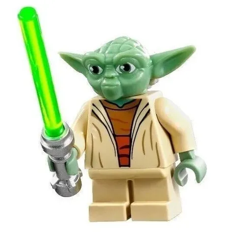 LEGO Star Wars Yoda Clone Wars minifigure 75002 With Light Saber