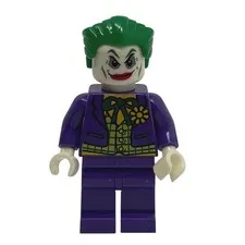 LEGO DC Super Heroes The Joker Minifigure sh005 Purple Suit Green Vest Batman