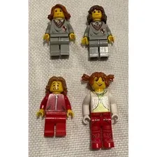 LEGO Harry Potter Hermione Granger Ginny Weasley Minifigures Lot of 4 H031