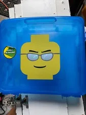LEGO Project Box Storage Container Toy Figure ORGANIZER Used Vintage