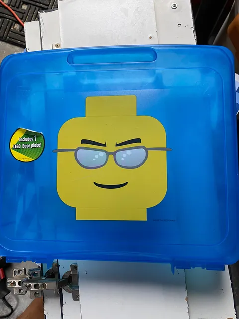 LEGO Project Box Storage Container Toy Figure ORGANIZER Used Vintage