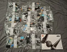 LEGO Star Wars TIE Interceptor UCS 75382 1931pc 18+ ONLY BAGS 11 - 22 w/ Manual