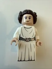 LEGO® Minifigure Star Wars sw1036 Princess Leia (White Dress Detailed Belt Skirt