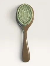 SuperStar Barbie Vintage BROWN Brush LOL OMG Clone Bratz Hairbrush LPS BEIGE