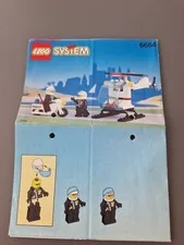 Lego Building Instructions 6664 System Chopper Cops / Police Helcopter.