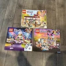 Legos Friends Manuals/directions Lot Of 3 