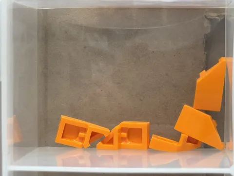 LEGO Parts - Orange Wedge 2 x 1 x 2/3 Left - No 29120 - QTY 5