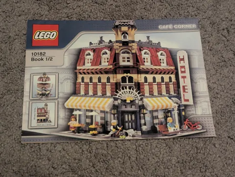 LEGO Café Corner 10182 Instruction Manual Book 1 ONLY