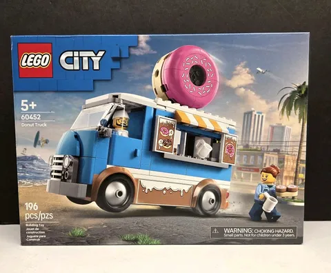 Lego City 60452 Donut Truck Van NIB Open Box Complete Set