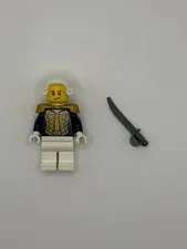 Lego Pirates MiniFigures Admiral Head 6123702 (2015) 70413 PI149a minifigure 