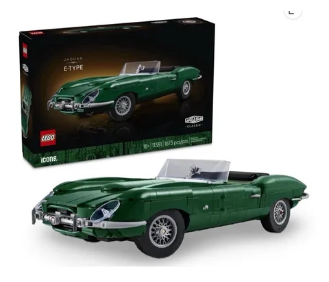 LEGO Icons Jaguar E-Type Building Toy Set 11381 Display Car Model New In Box !