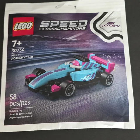 LEGO 30734 Speed Champions Mini F1 Academy Car - Paper Bag Set - New