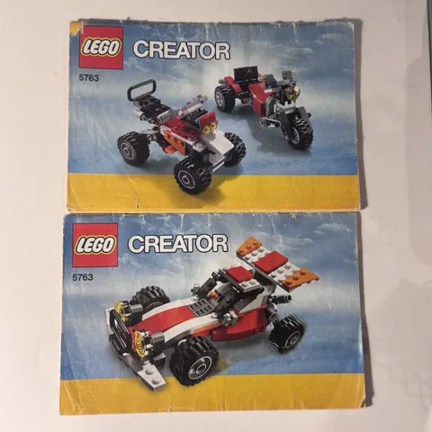 LEGO CREATOR: Dune Hopper (5763) 3in 1 2011 INSTRUCTIONS ONLY
