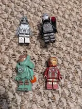 Lot 4 Ultimate Ultron War Machine Scuba Iron Man Mark 43 Marvel Avengers Minifig