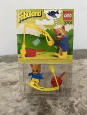 LEGO VINTAGE FABULAND 3701 FISHERMAN CAT NIB SEALED MISB GREAT CONDITION