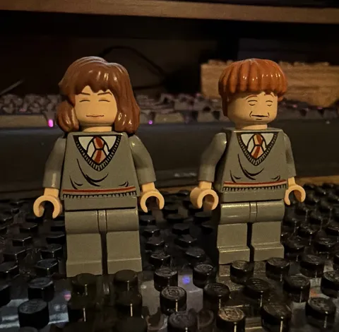 LEGO 4762 Harry Potter Minifigure 2-Pack: Ron & Hermione w/Reversible Heads