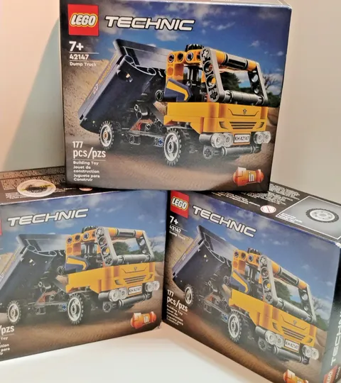 LEGO TECHNIC #42147, 177PCS,EXCAVATER, ( LOT OF 3,)   NIB!!   (WT