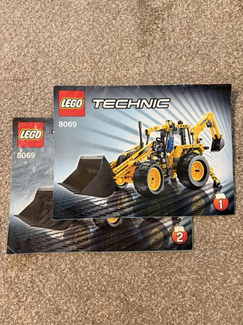 LEGO TECHNIC: Backhoe Loader 700C (8069) 100% Complete