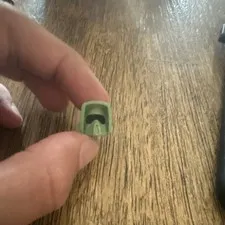 LEGO Minifigure Green Helmet/Headgear Accessory, Plastic, 1 Piece