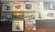 Lego Minecraft Instruction Booklet Manuals