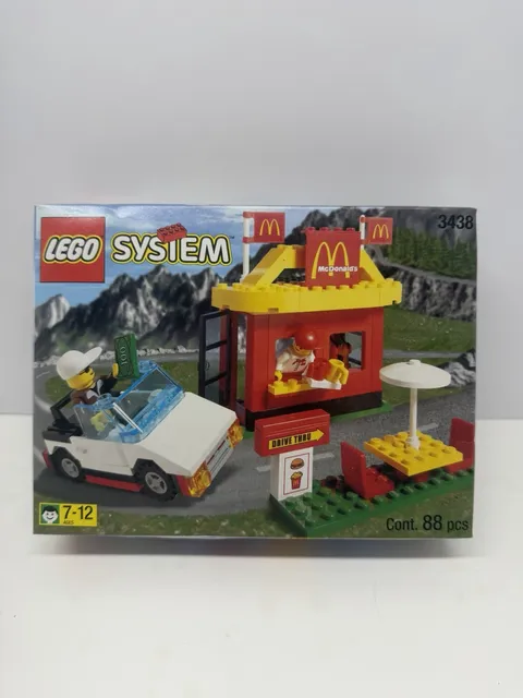 Lego 3438 McDonald's Drive Thru SEALED in Box - Excellent Condition