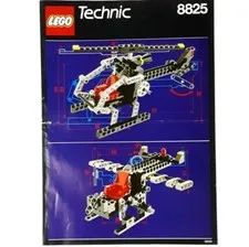 LEGO® 1990/91 Technic Set Number 8825 Instruction Manual Only for Night Chopper