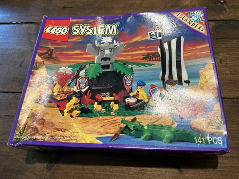 LEGO System 6262 Islanders King Kahuka's Throne 141 Pieces New Open Box