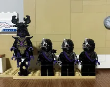 LEGO Ninjago Minifigure Lot – Overlord & 3x Nindriods