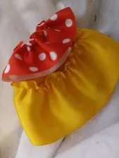 Lego Duplo Red & White Polka Dotted Skirt For Minnie Mouse Princess & Snow White