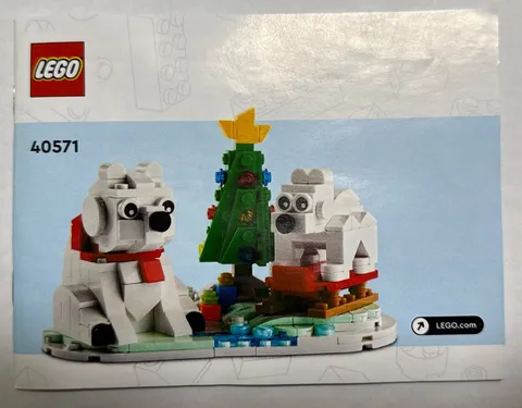 Lego Instruction Manual Only 40571  - Wintertime Polar Bears