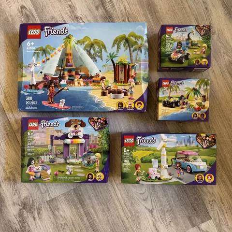 LOT OF 5 LEGO FRIENDS Sets (41700, 41691, 41443, 41697, 41442) NEW & SEALED
