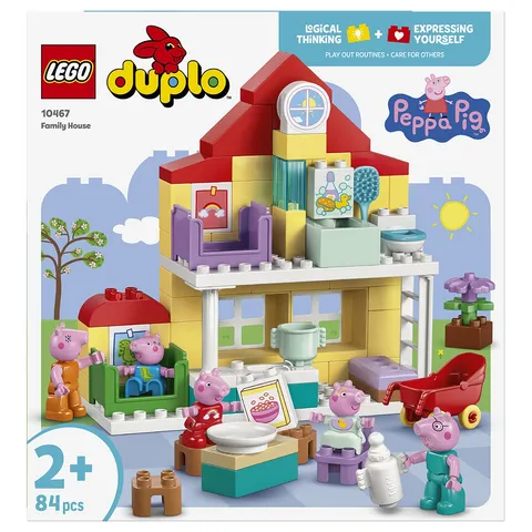 LEGO DUPLO Peppa Pig 10467 Family House Age 2+ 84pcs