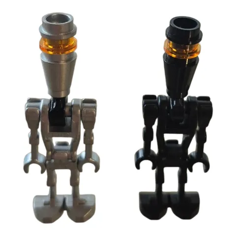 LEGO® Minifigure Star Wars sw0229 Assassin Droid (Silver) lot 2 good condition