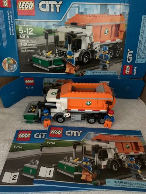 LEGO CITY: Garbage Truck (60118) 100% Cpmplete