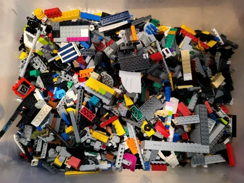 5 LB Genuine LEGO Bulk Lot Mixed Bricks Parts Pieces Exact Lot Shown