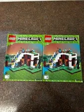Lego Minecraft Instruction Manuals 21134 1 & 2