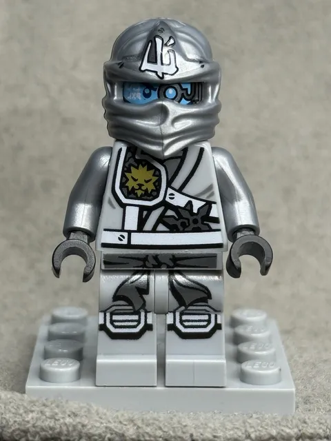 Lego - Ninjago - Zane Titanium - Minifigure - njo0251 (Blue/Grey)