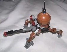 LEGO Star Wars Dwarf Spider Droid Reddish Brown Minifigure sw0964 From Set 7670