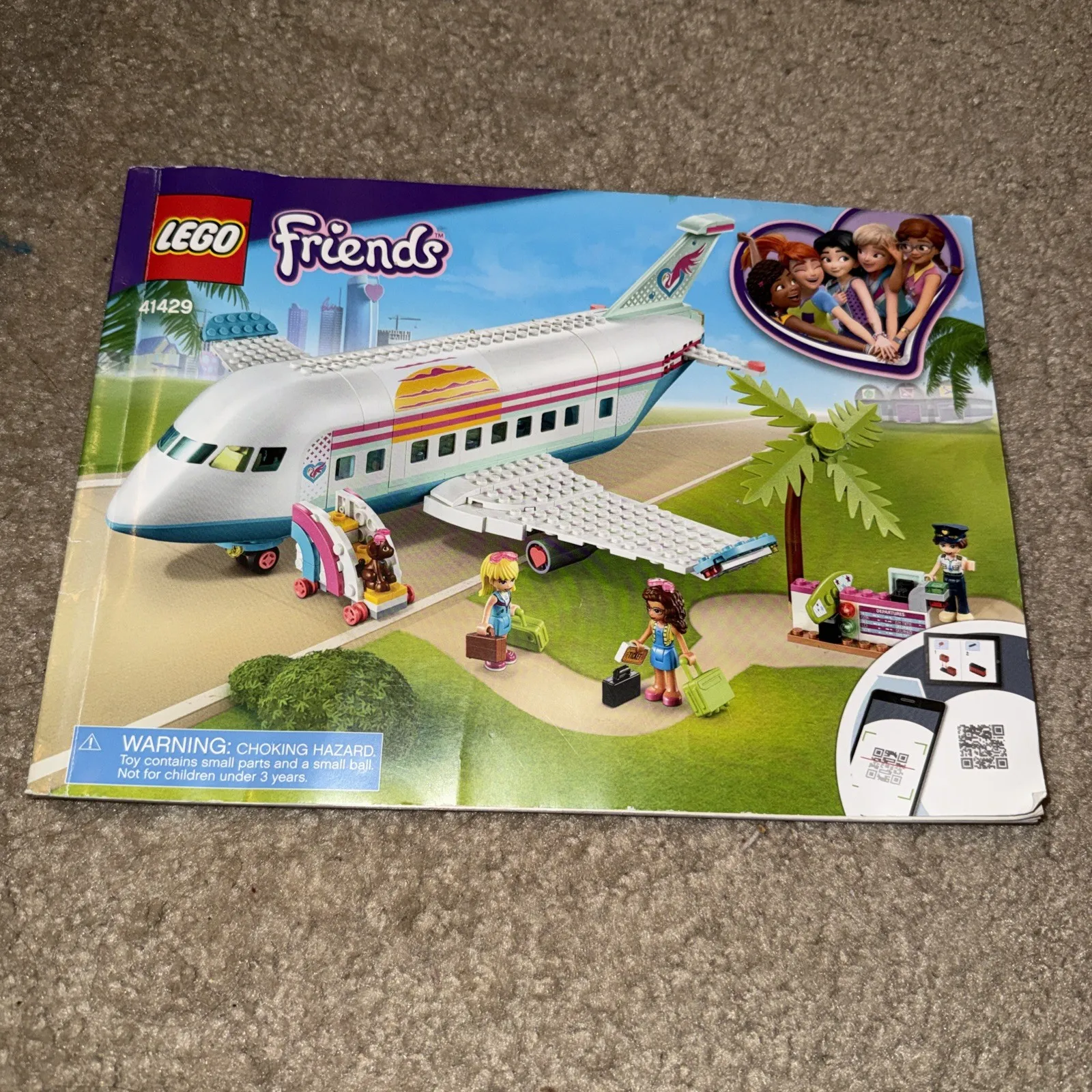 LEGO Friends 41429 Instruction Manual Only, Heartlake City Airplane - No Bricks
