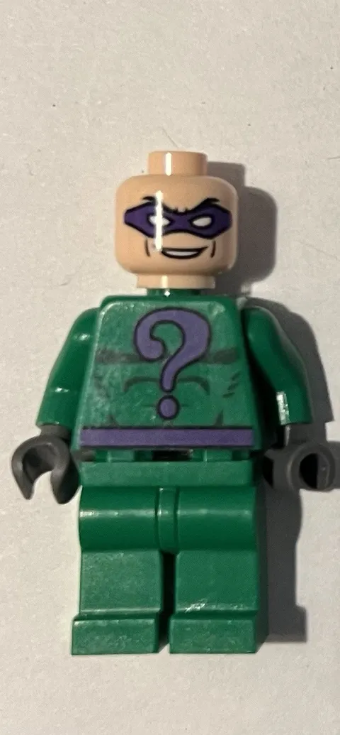 LEGO Batman Classic 2006 Minifigure The Riddler 7785 Missing Hair
