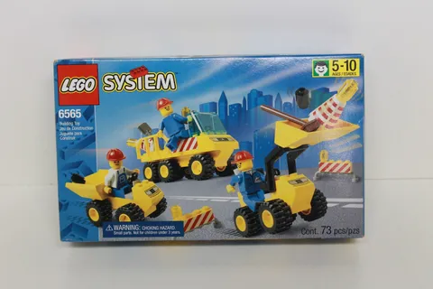 LEGO TOWN JR. – “Construction Crew” in Box – 6565 – NEW – SEALED – 1997